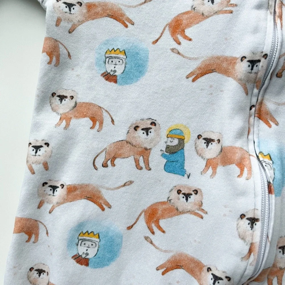 Holy‎ Pals Daniel & The Lions Den Pajama Footie Sleeper 18-24 Months